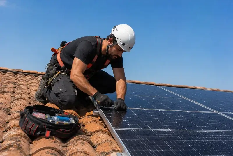Maintenance et monitoring de panneaux solaires à Saint-Martin-de-Mâcon